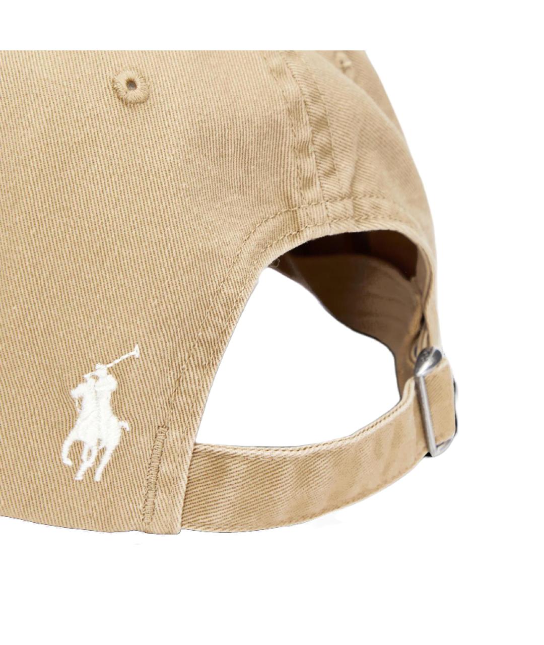 POLO RALPH LAUREN Коричневая хлопковая кепка, фото 4