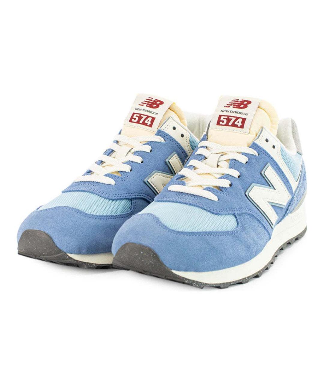 NEW BALANCE Синие замшевые кроссовки, фото 3