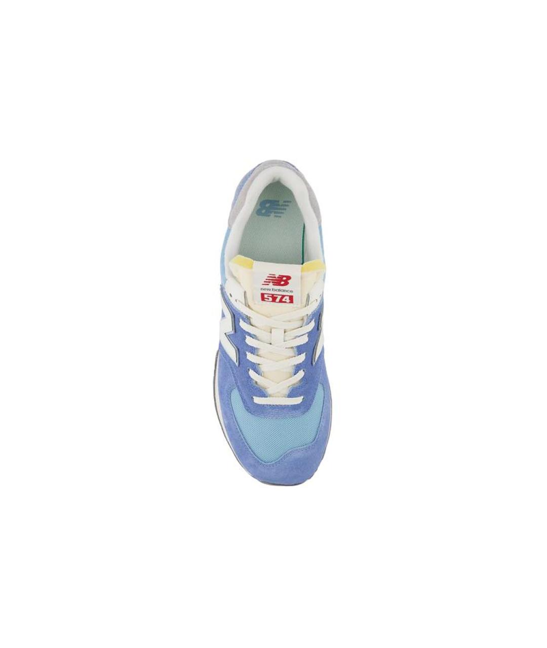 NEW BALANCE Синие замшевые кроссовки, фото 4