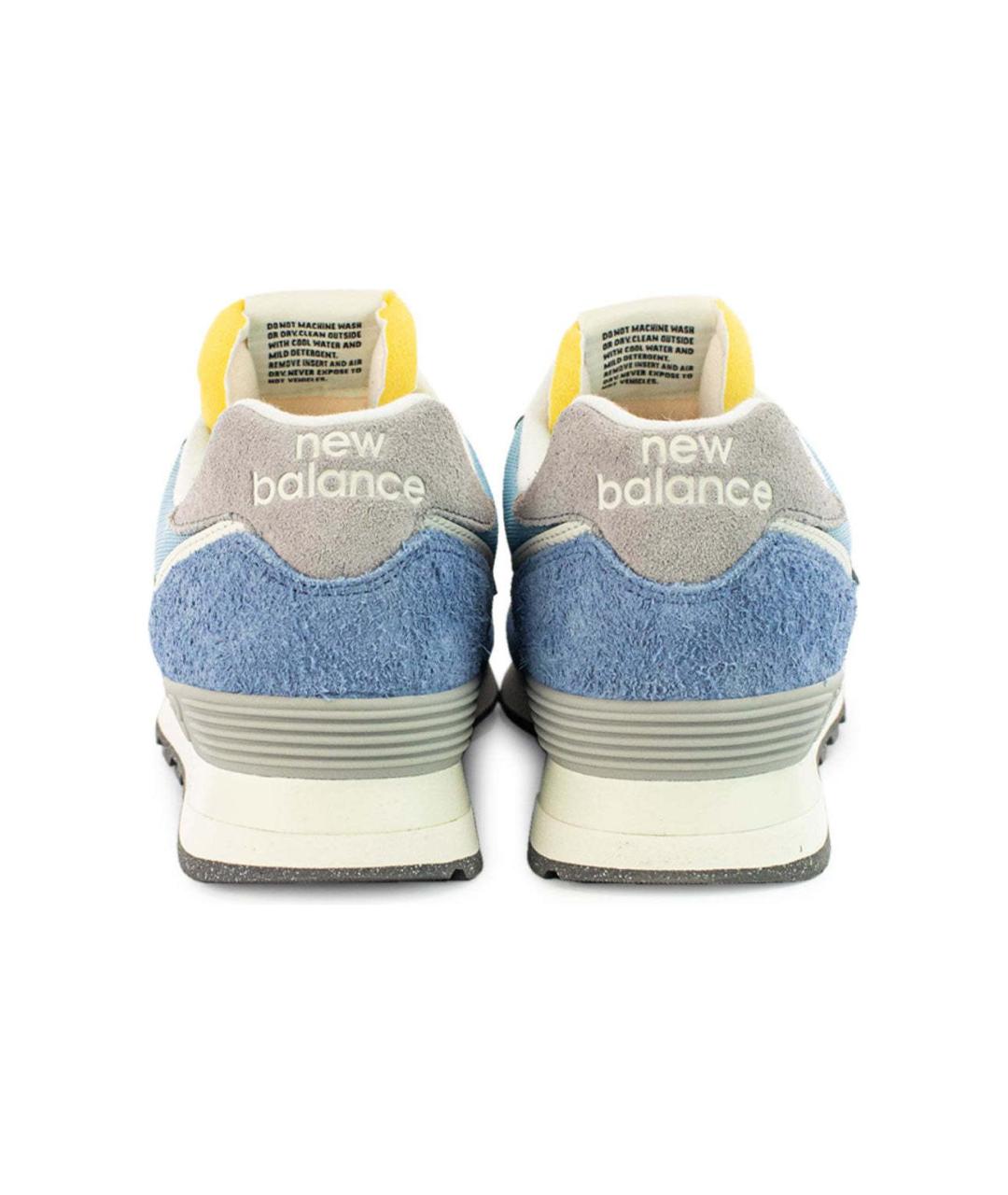NEW BALANCE Синие замшевые кроссовки, фото 5
