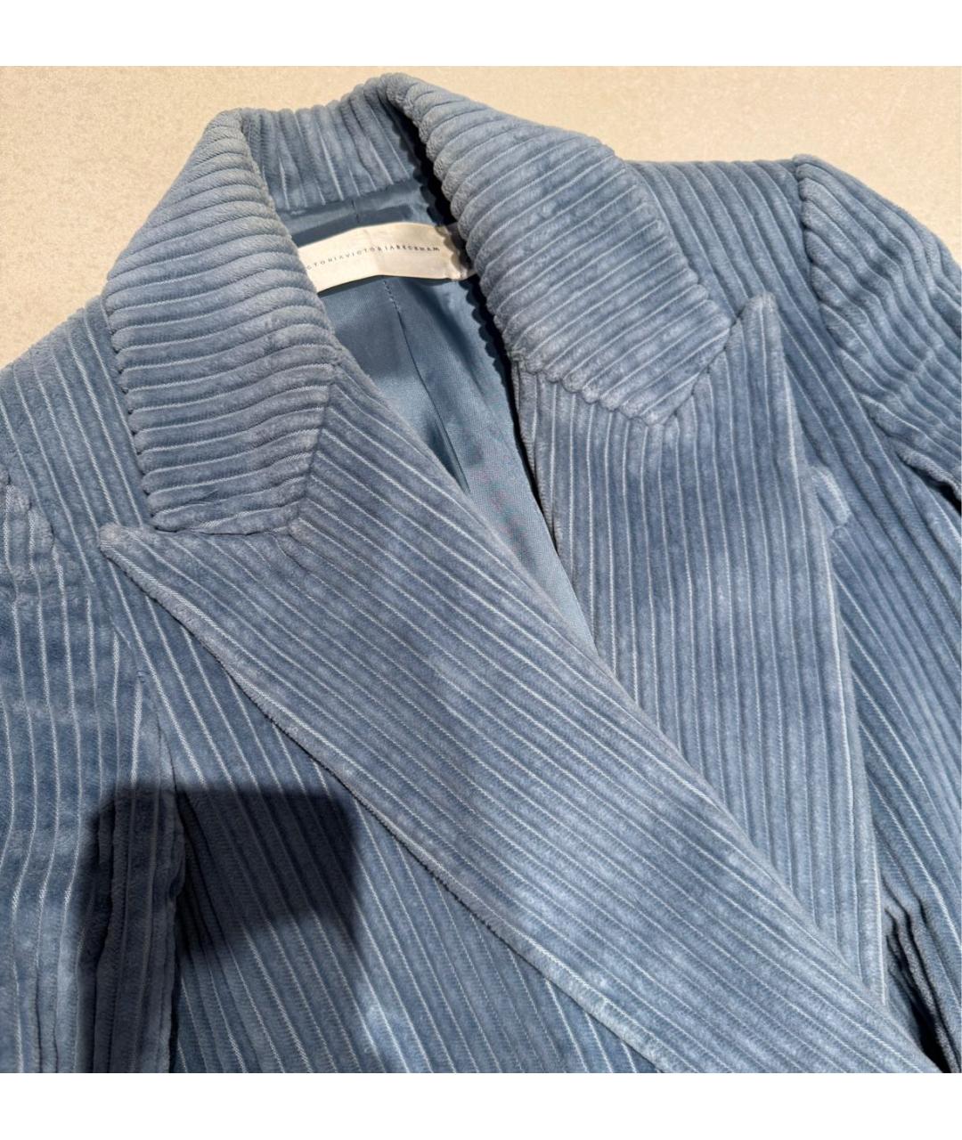 VICTORIA BECKHAM Голубой жакет/пиджак, фото 5