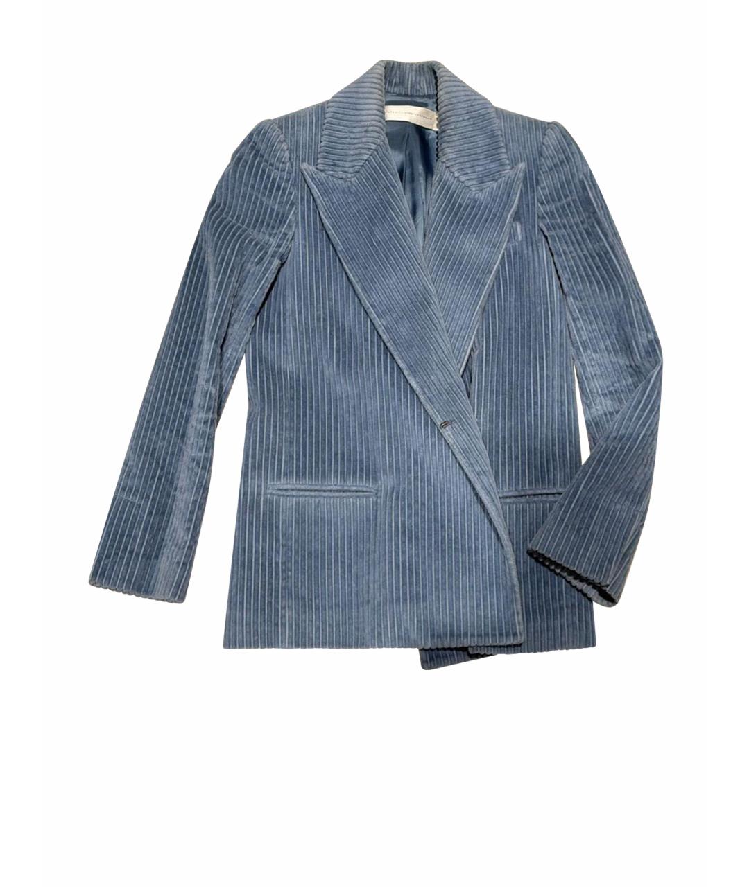 VICTORIA BECKHAM Голубой жакет/пиджак, фото 1