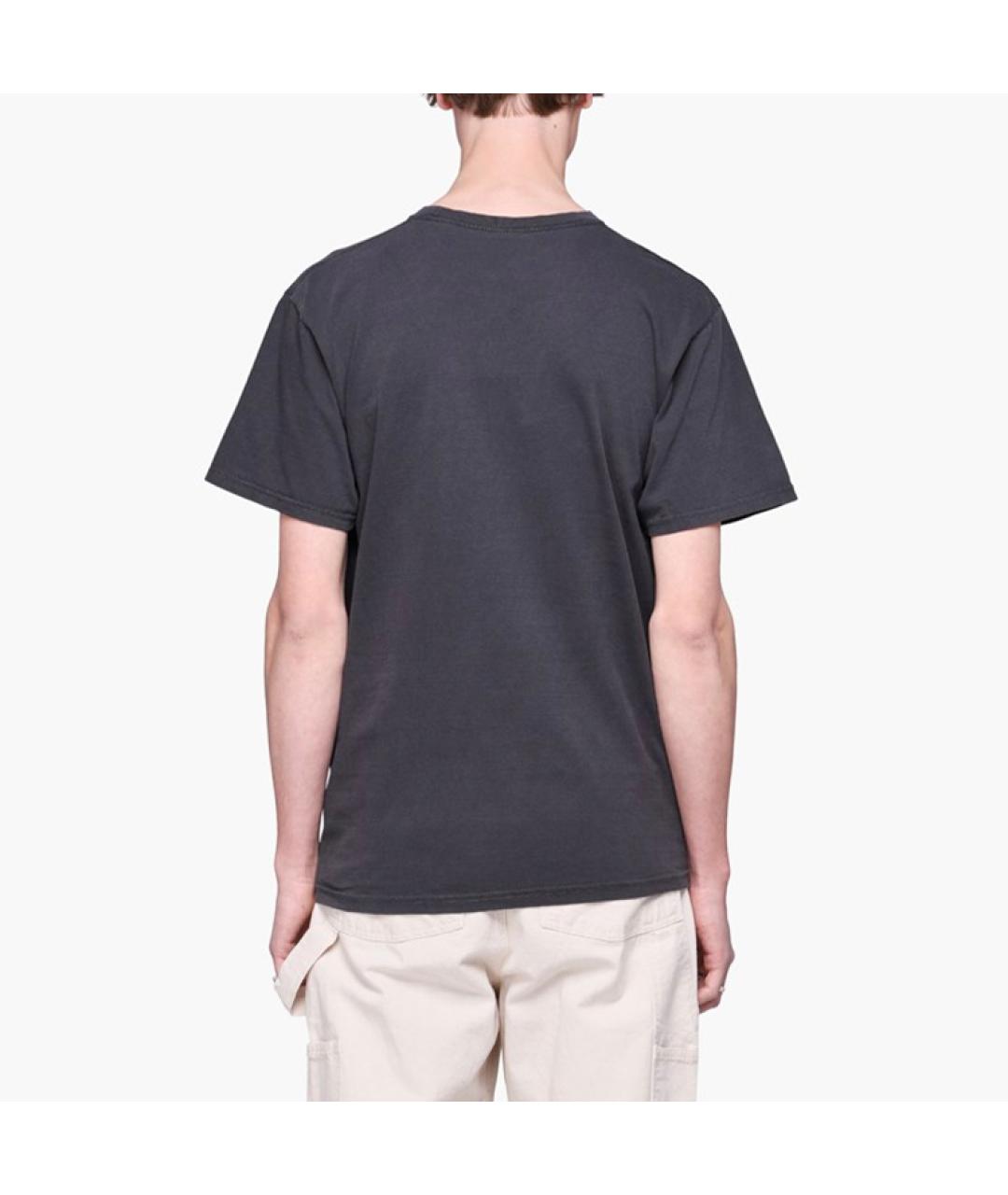 STUSSY Черная футболка, фото 3