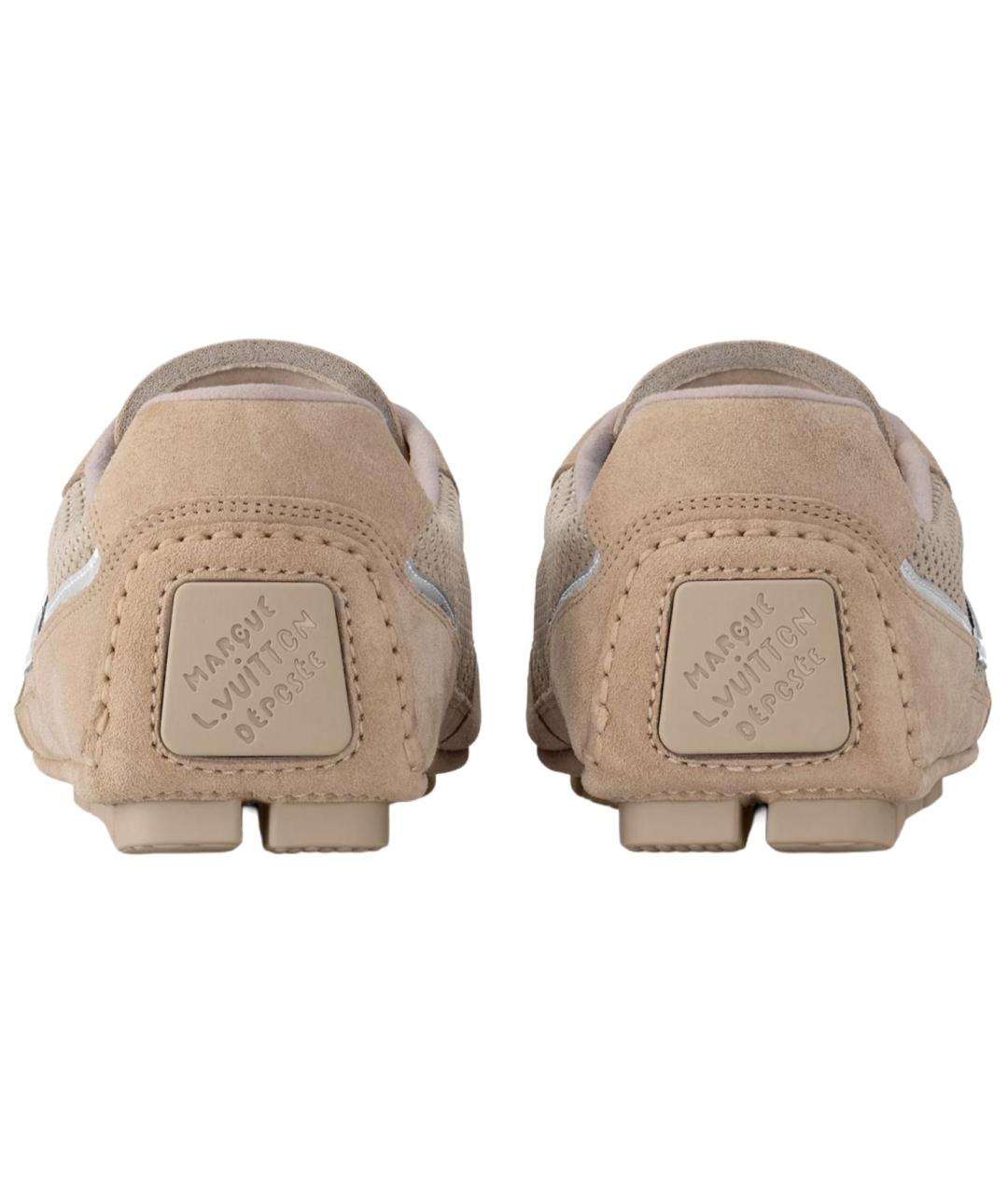LOUIS VUITTON Бежевые низкие кроссовки / кеды, фото 5