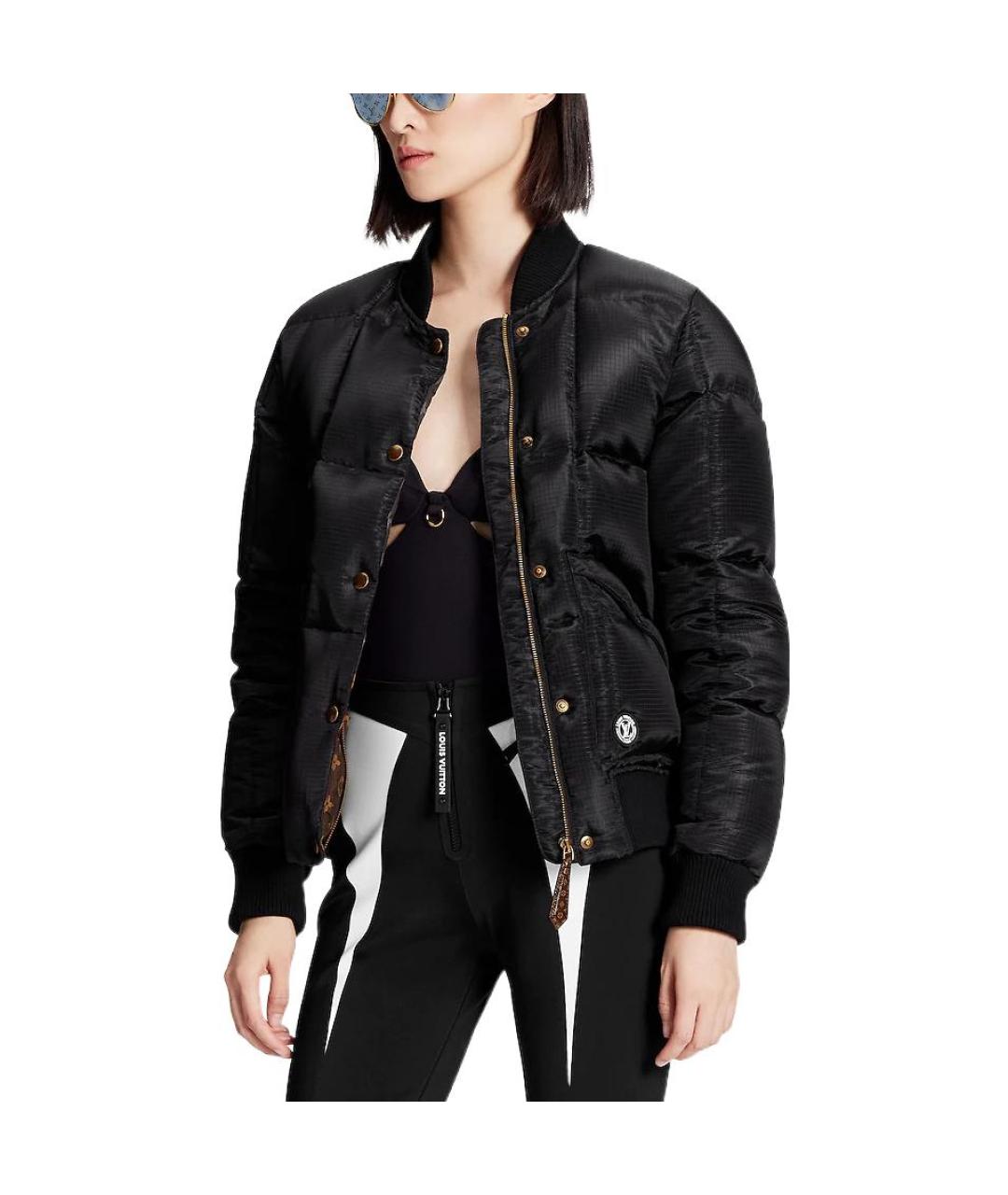 LOUIS VUITTON Черный пуховик, фото 4