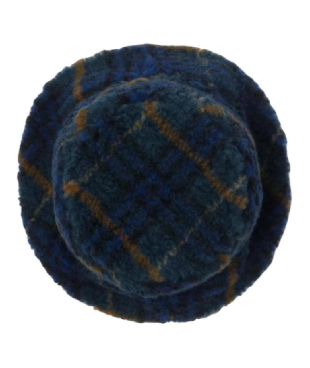 BURBERRY Темно-синяя шляпа, фото 3