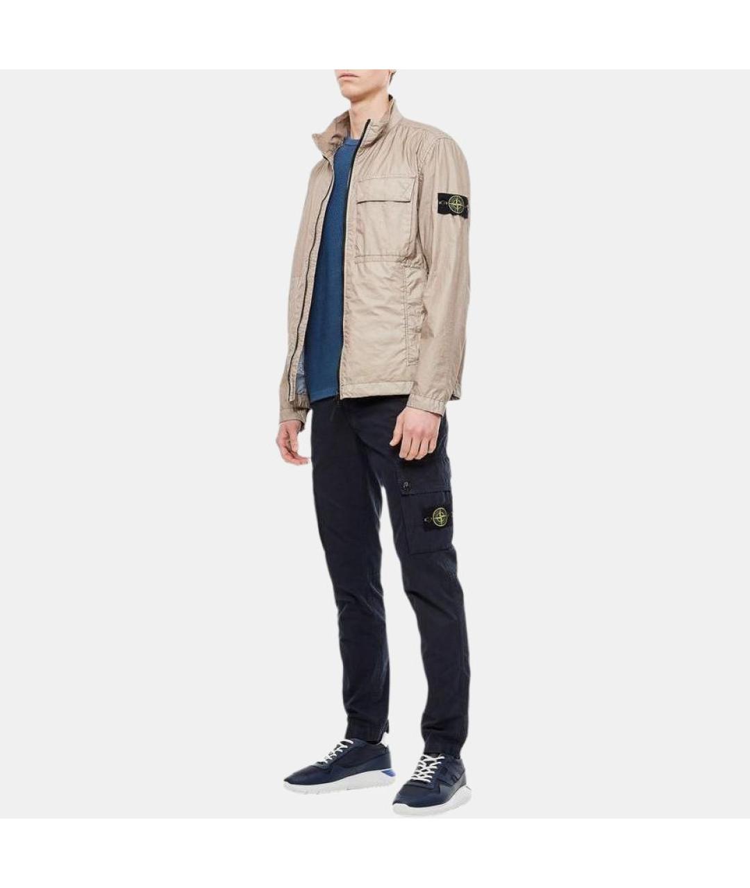 STONE ISLAND Бежевая куртка, фото 4