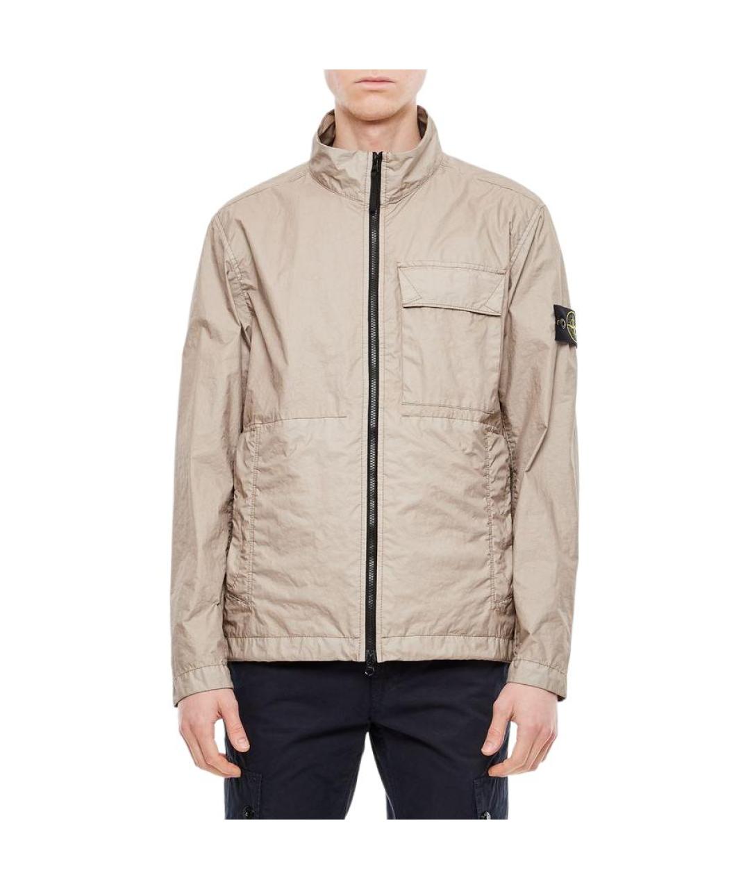STONE ISLAND Бежевая куртка, фото 5