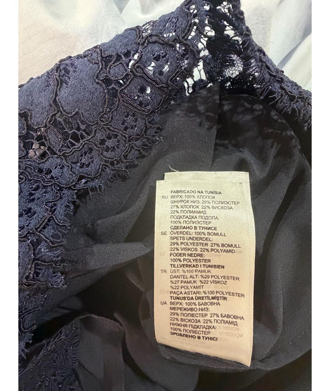 SANDRO Голубой хлопковый комбинезон, фото 5