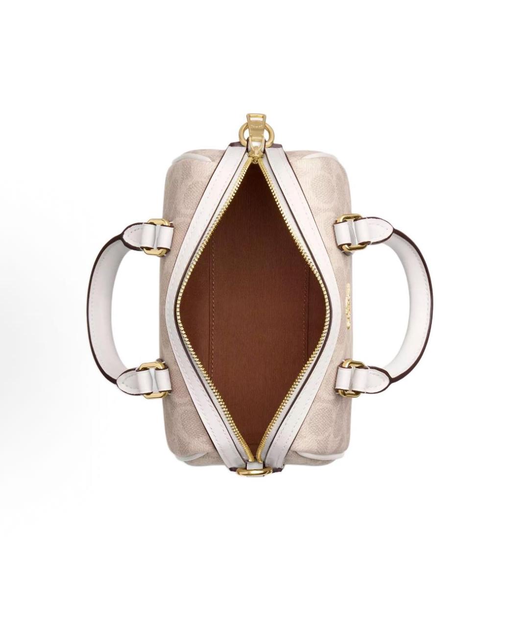 COACH Бежевая сумка через плечо, фото 3