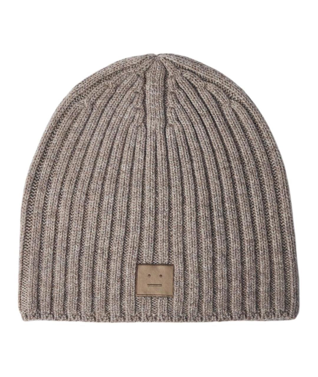 ACNE STUDIOS Серая шапка, фото 1