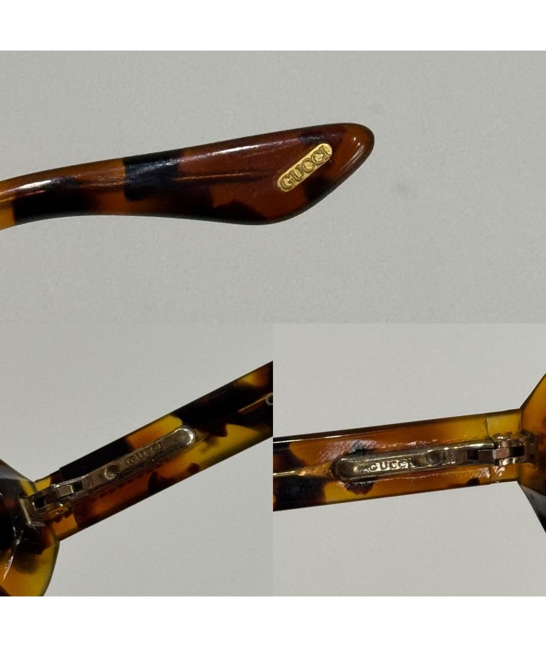 GUCCI Мульти пластиковые солнцезащитные очки, фото 4