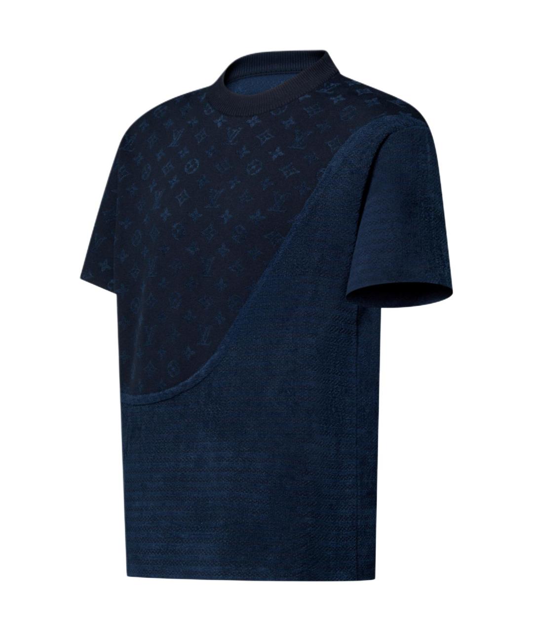 LOUIS VUITTON Синяя футболка, фото 3