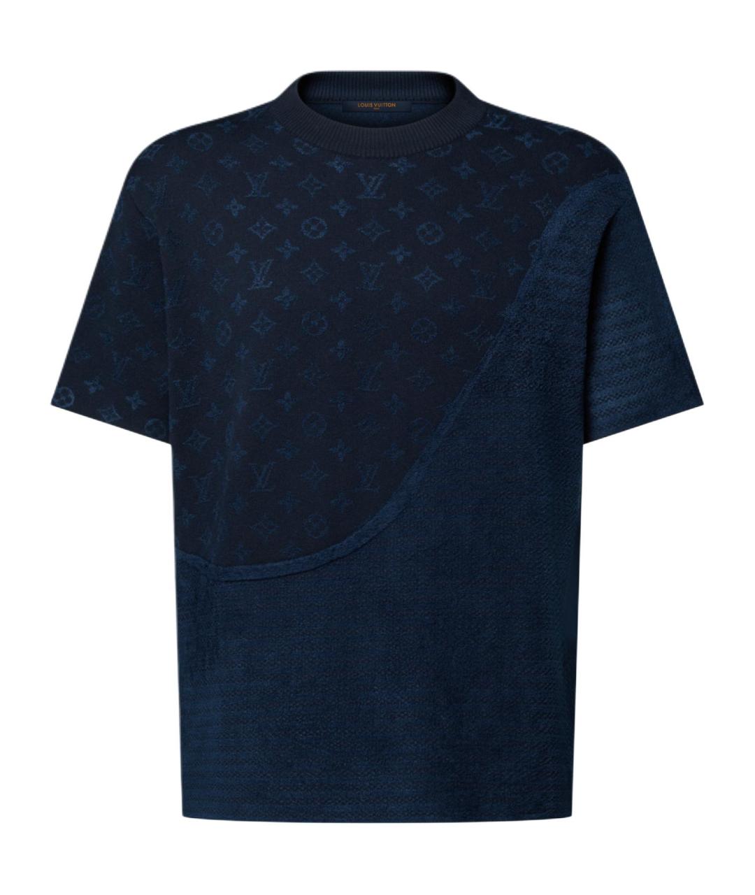 LOUIS VUITTON Синяя футболка, фото 1
