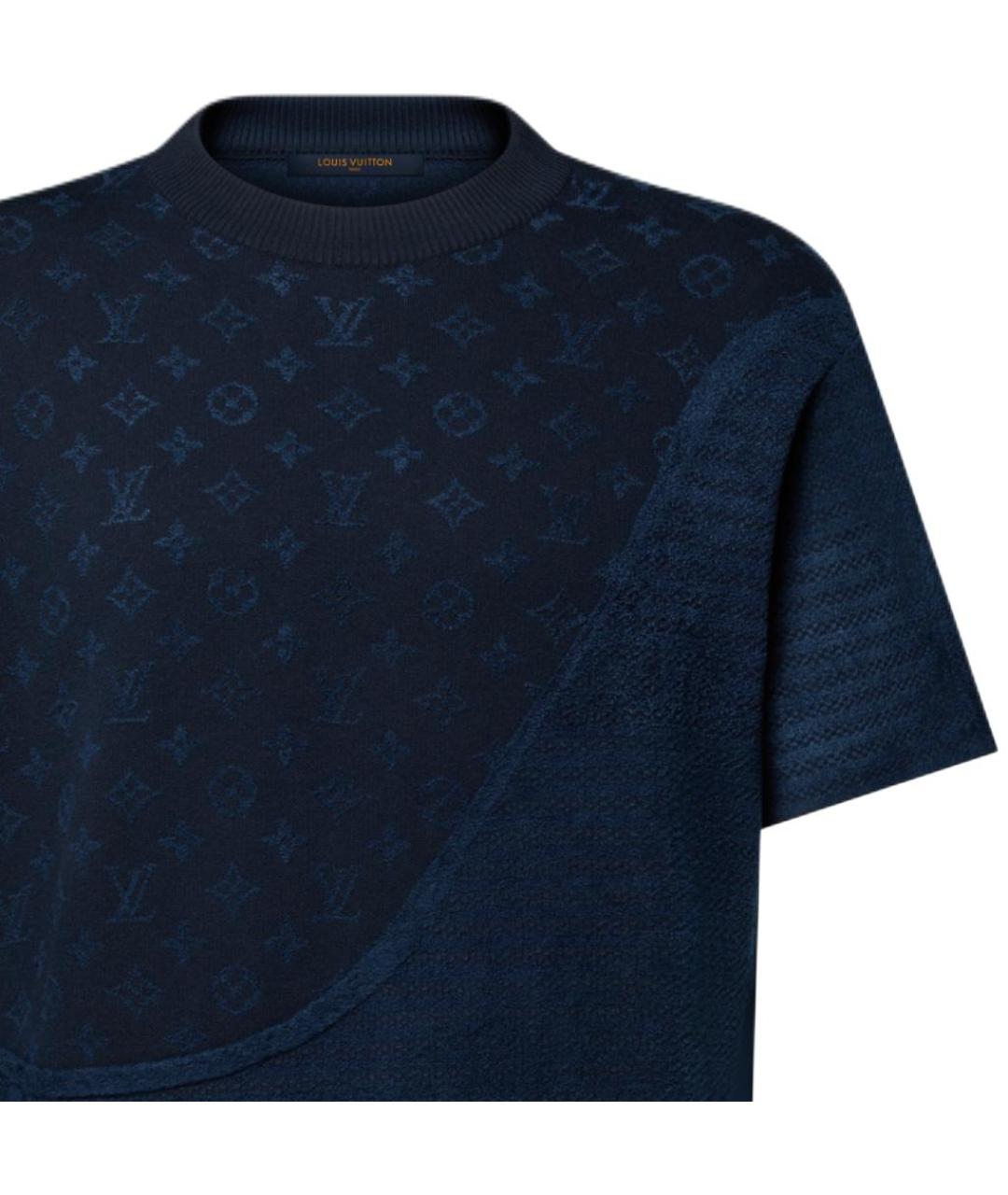 LOUIS VUITTON Синяя футболка, фото 4