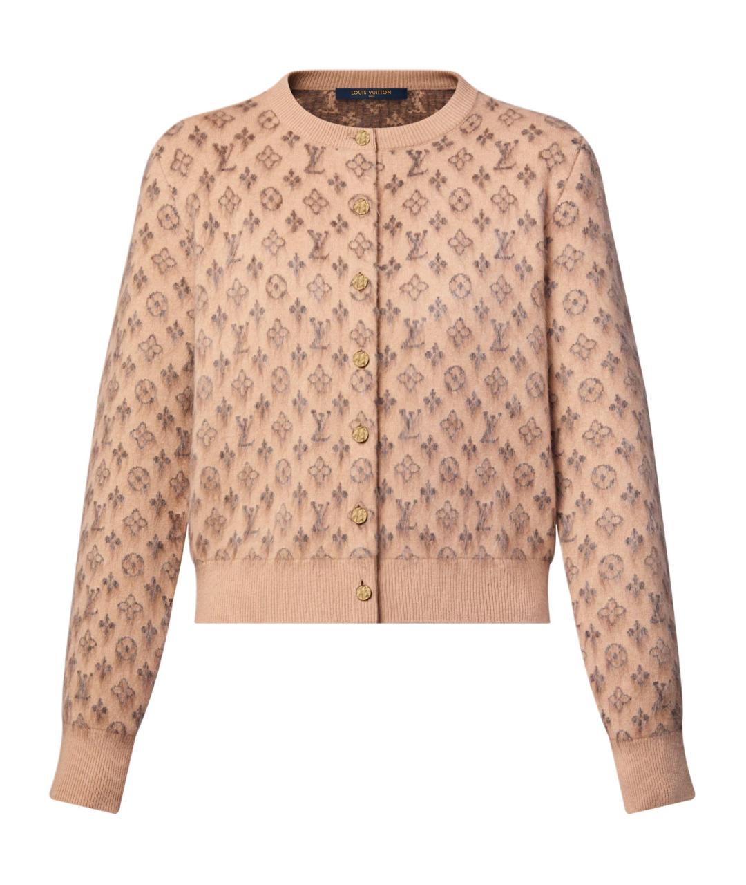 LOUIS VUITTON Бежевый кардиган, фото 1