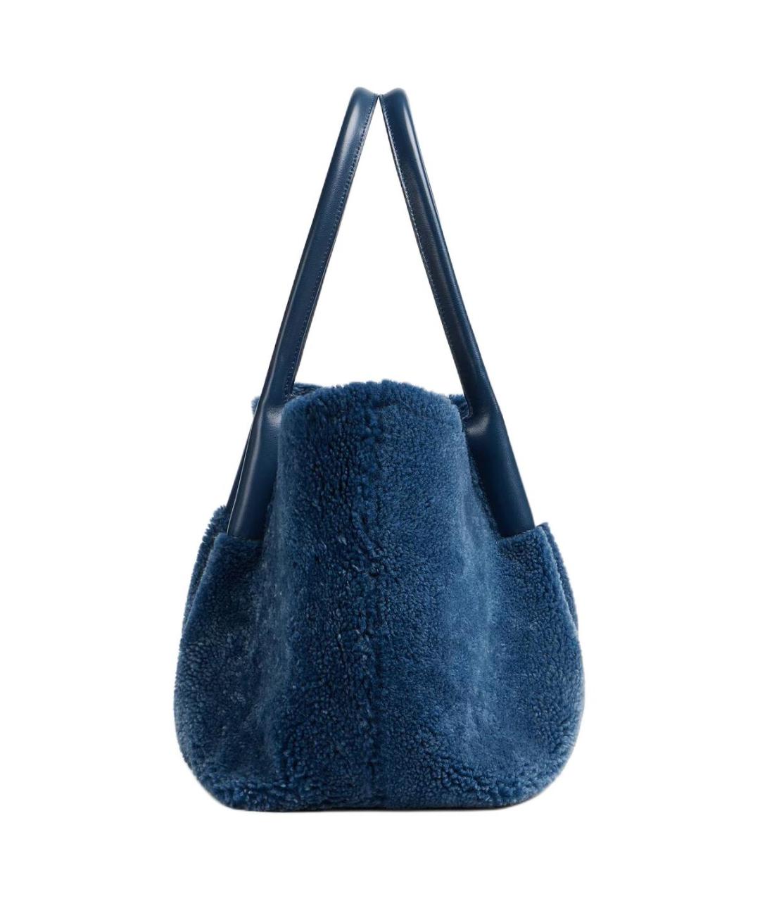 BOTTEGA VENETA Синяя сумка с короткими ручками, фото 3