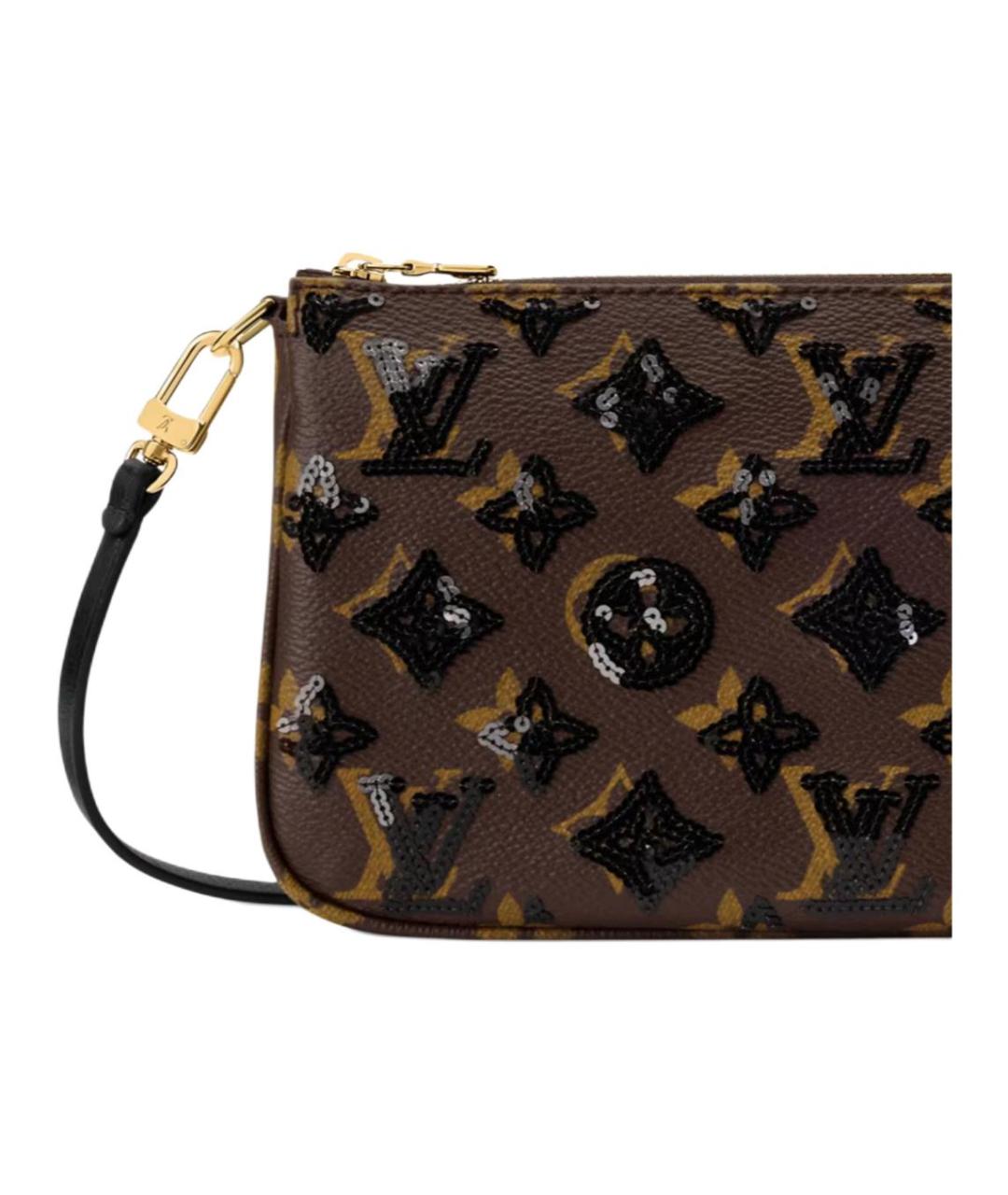 LOUIS VUITTON Коричневая сумка через плечо, фото 5