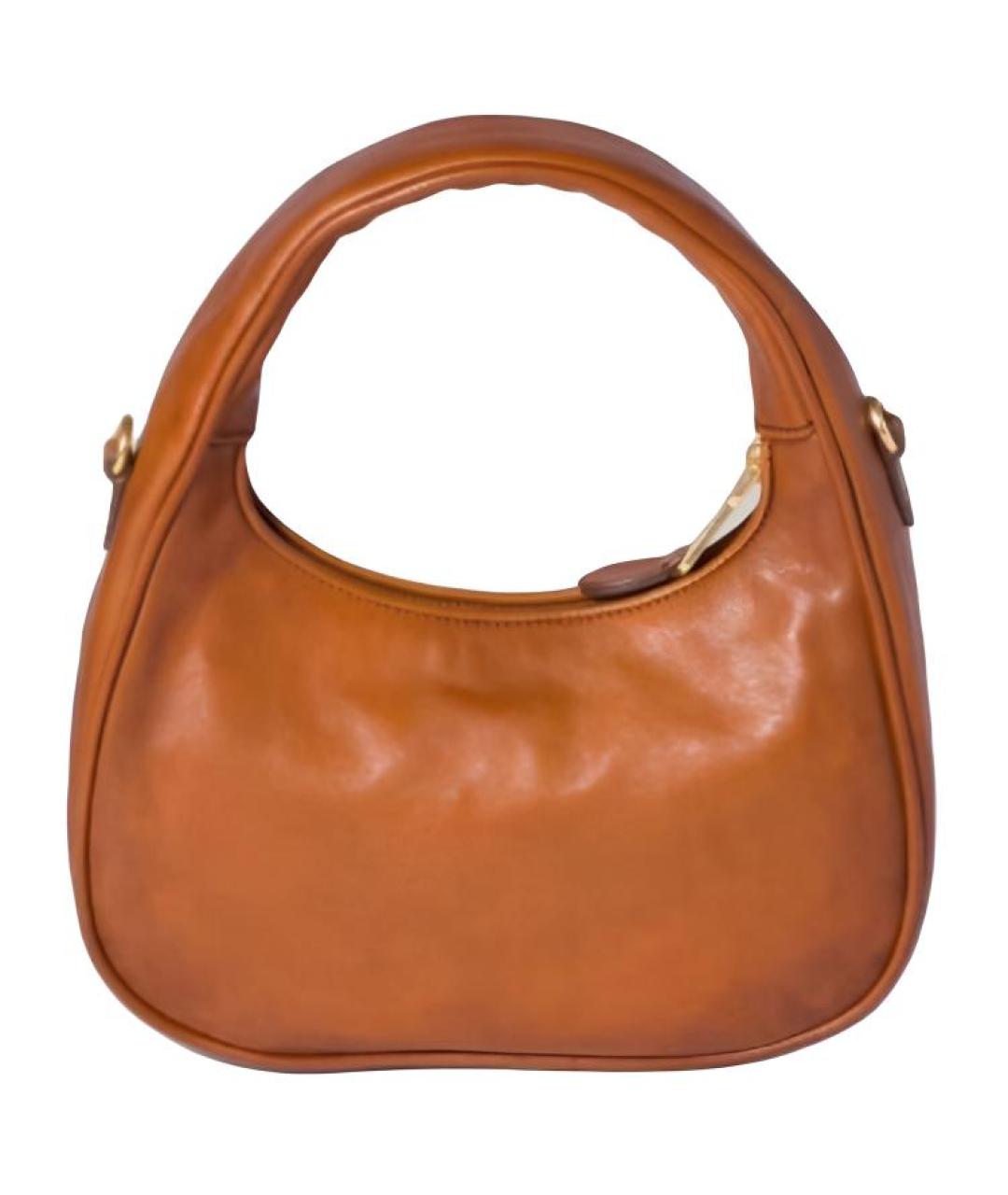 MIU MIU Коричневая кожаная сумка через плечо, фото 3