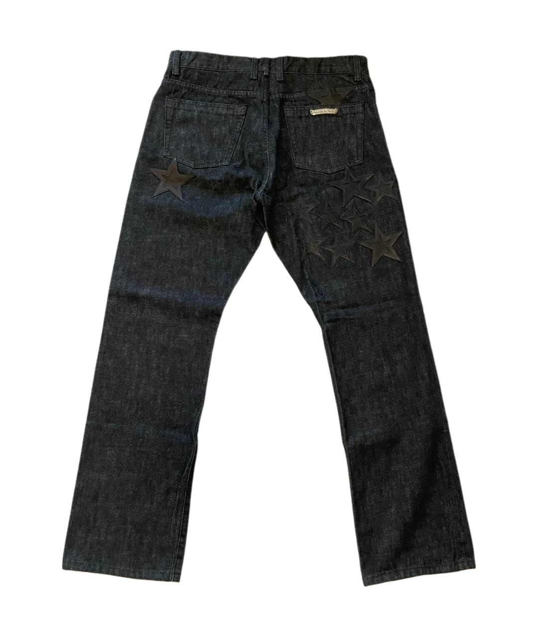 CHROME HEARTS Черные прямые джинсы, фото 2