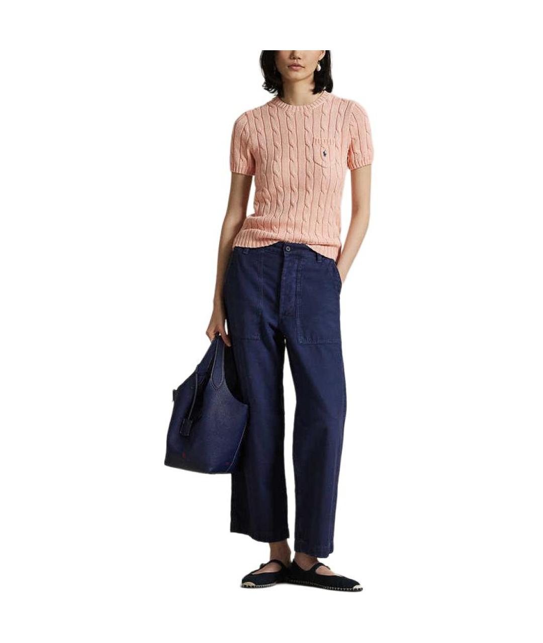 POLO RALPH LAUREN Розовый джемпер / свитер, фото 2