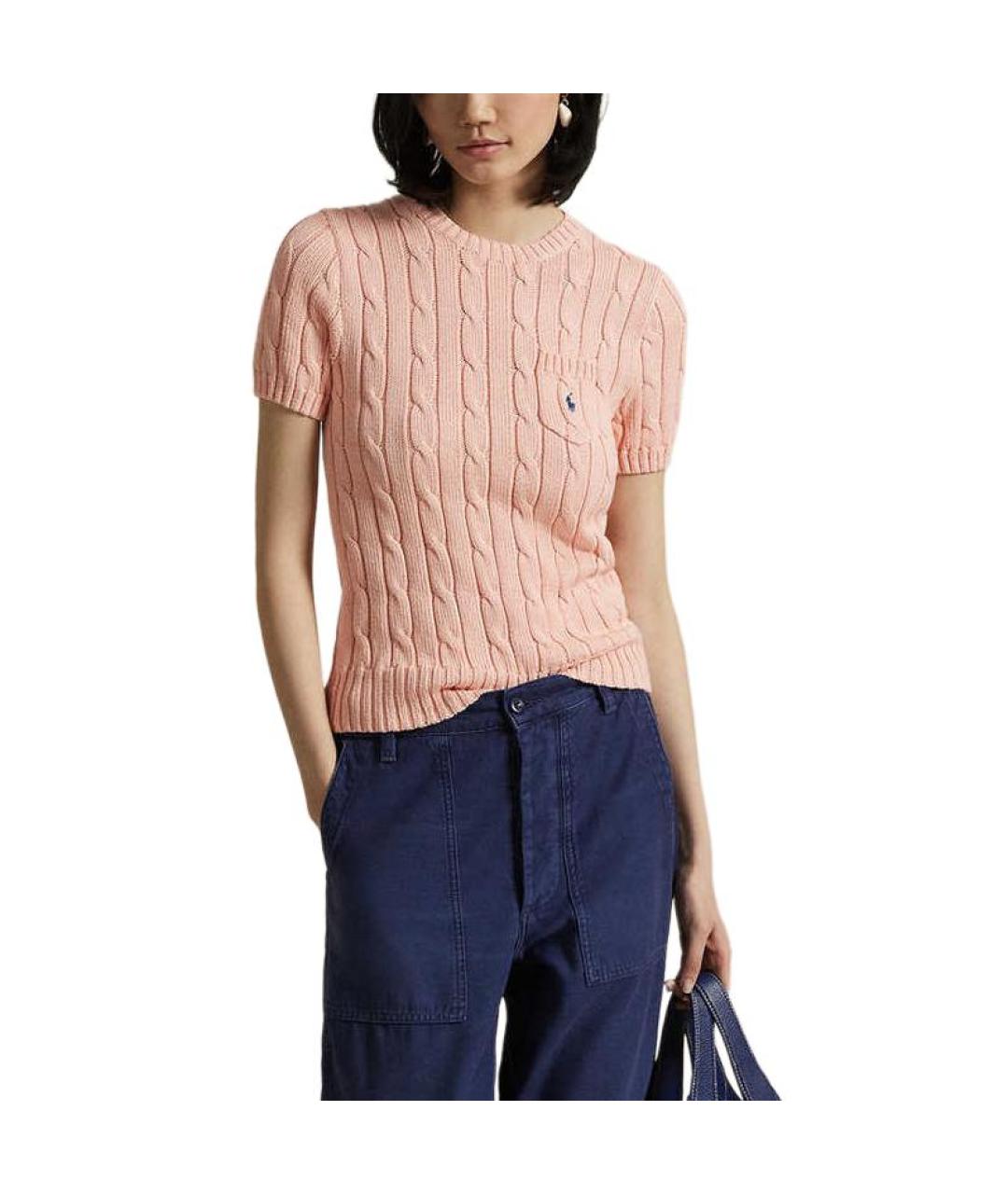 POLO RALPH LAUREN Розовый джемпер / свитер, фото 6