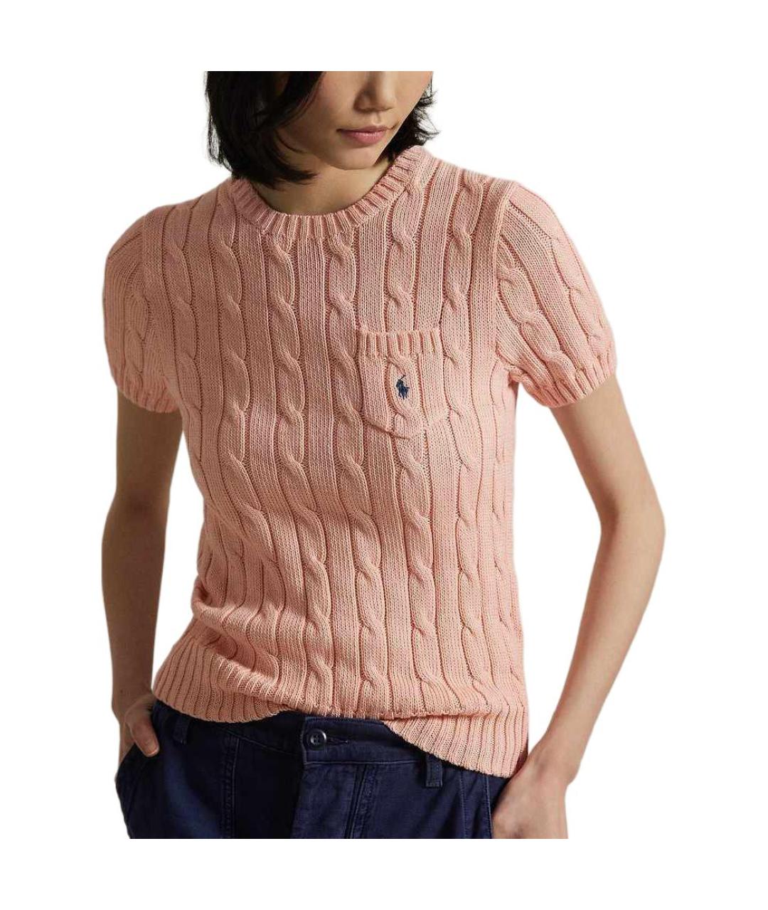 POLO RALPH LAUREN Розовый джемпер / свитер, фото 4