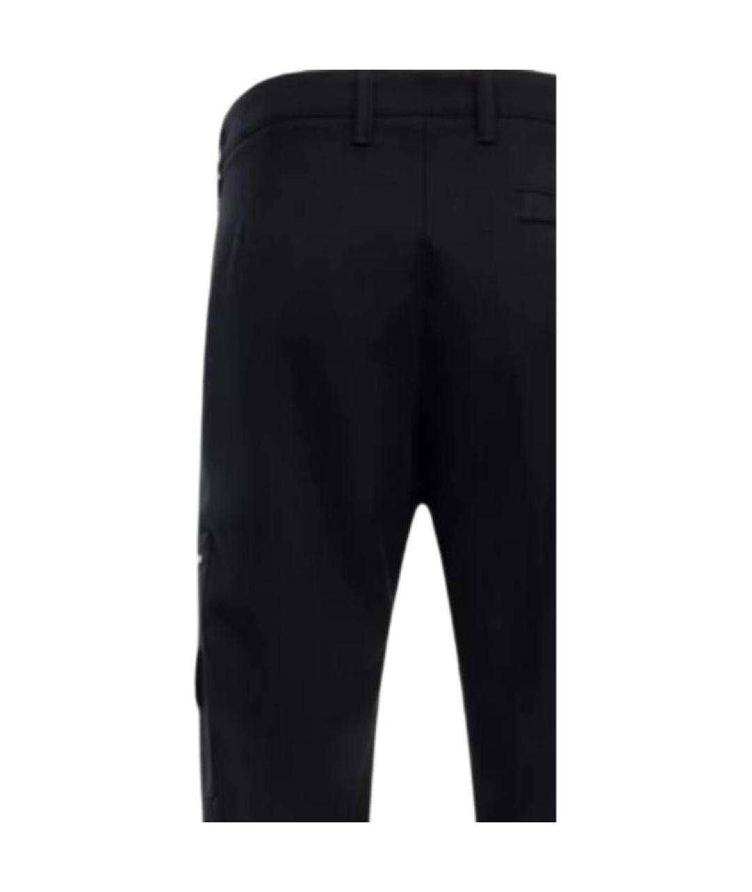 STONE ISLAND Темно-синие повседневные брюки, фото 5