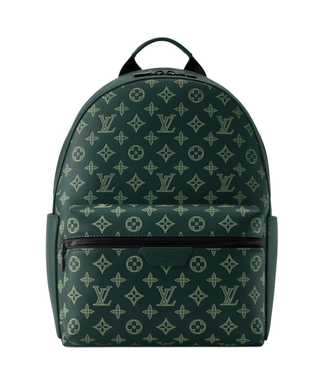 LOUIS VUITTON Зеленый кожаный рюкзак, фото 1