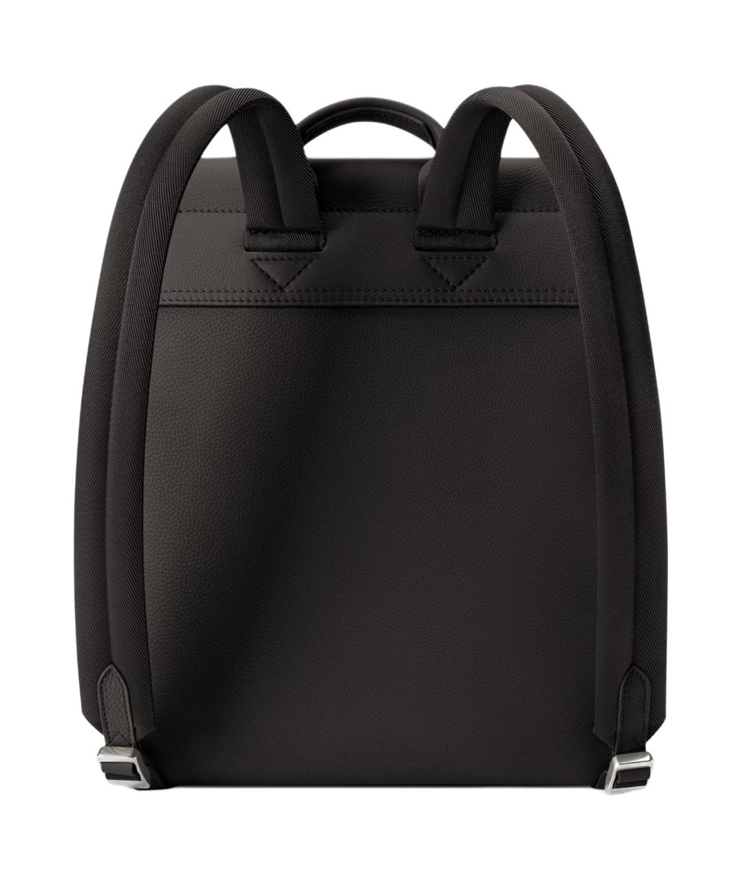 LOUIS VUITTON Черный кожаный рюкзак, фото 3
