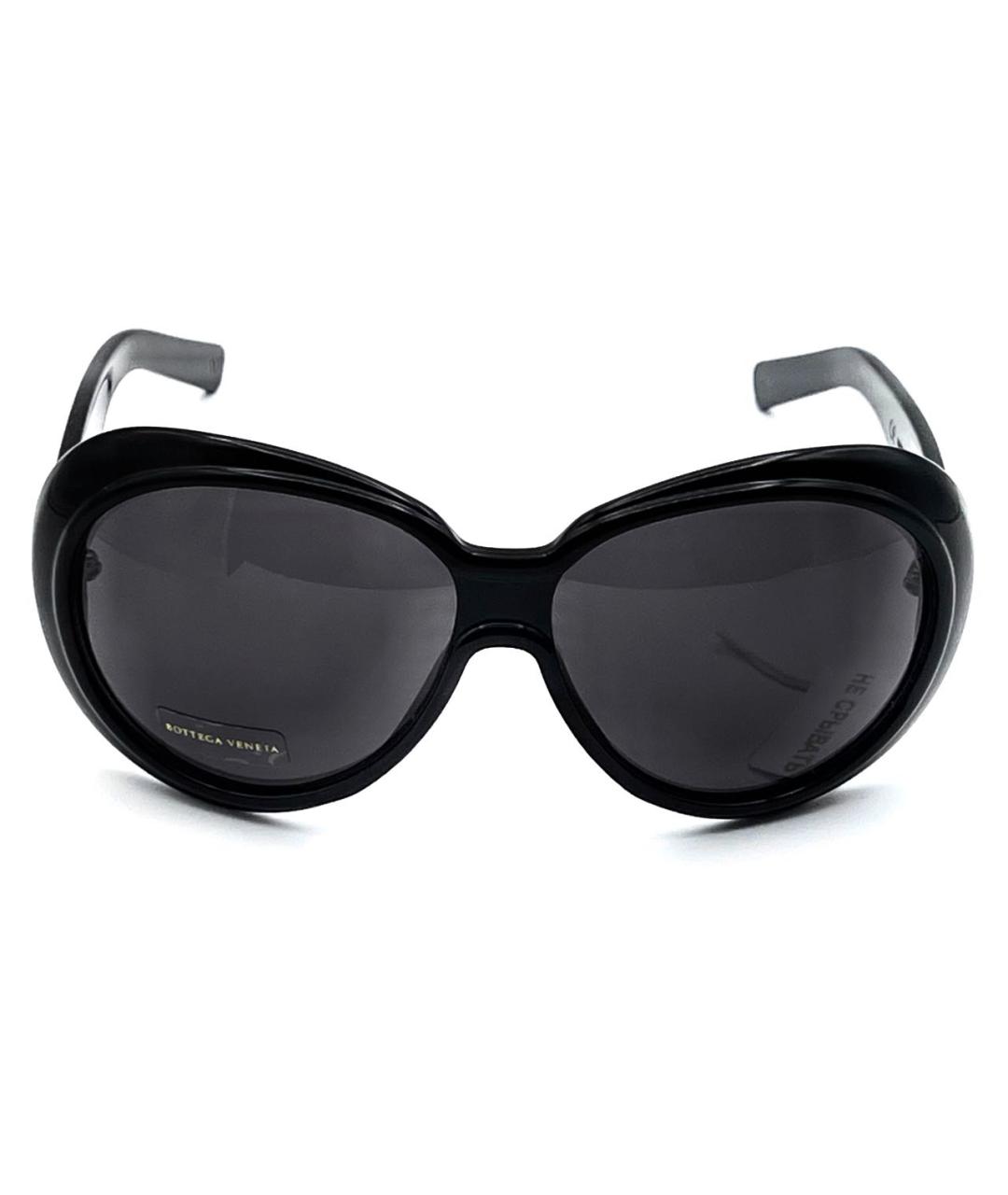 BOTTEGA VENETA Черные пластиковые солнцезащитные очки, фото 2