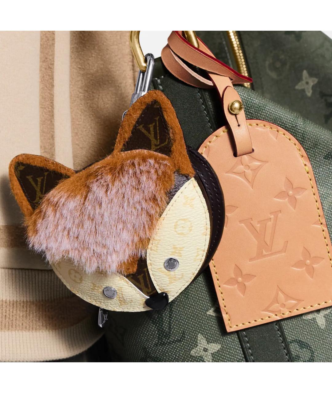 LOUIS VUITTON Оранжевый брелок, фото 5
