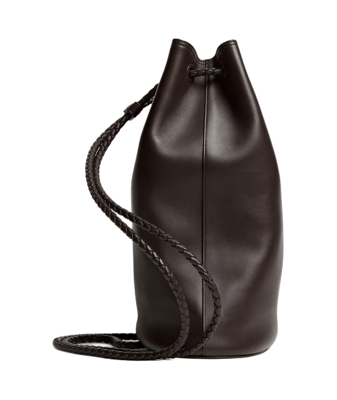 BOTTEGA VENETA Коричневый кожаный рюкзак, фото 3