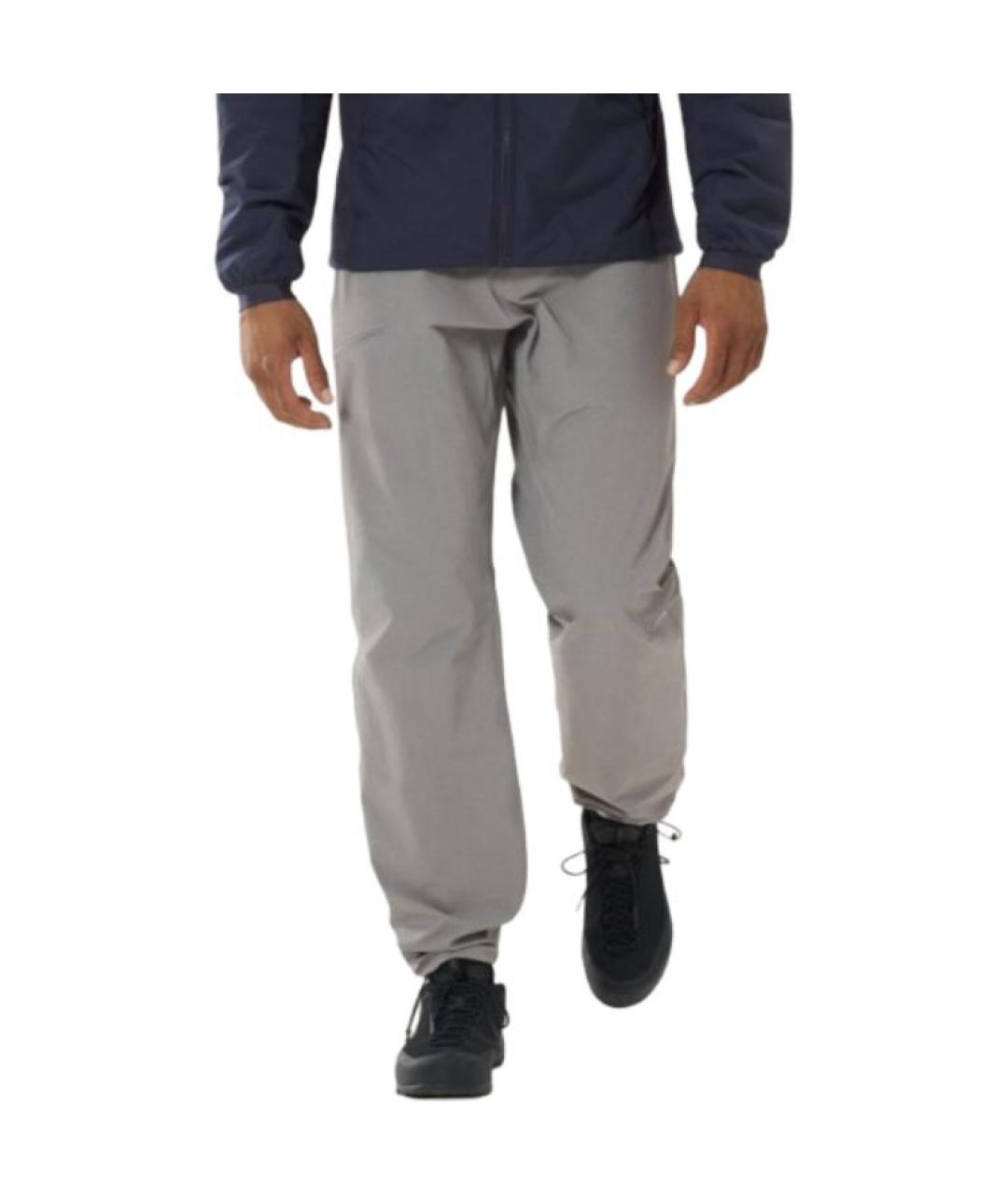 ARCTERYX Серые повседневные брюки, фото 2