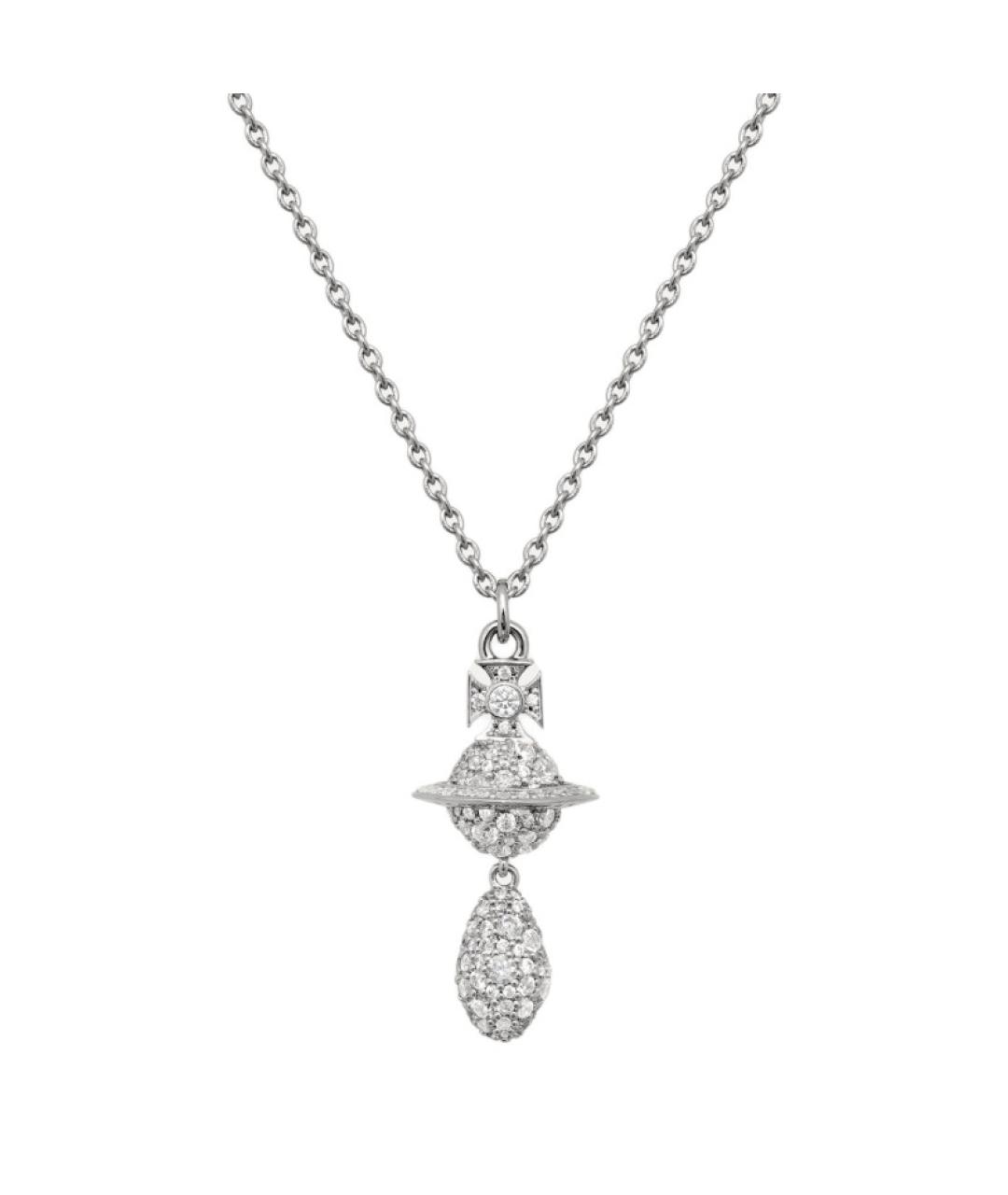 VIVIENNE WESTWOOD Серебряное металлическое колье, фото 1