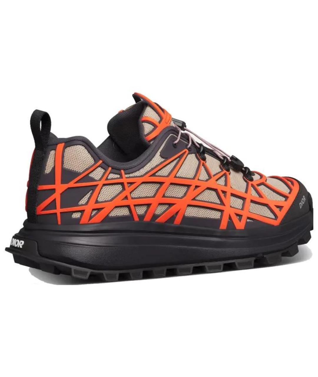 CHRISTIAN DIOR Оранжевое низкие кроссовки / кеды, фото 4