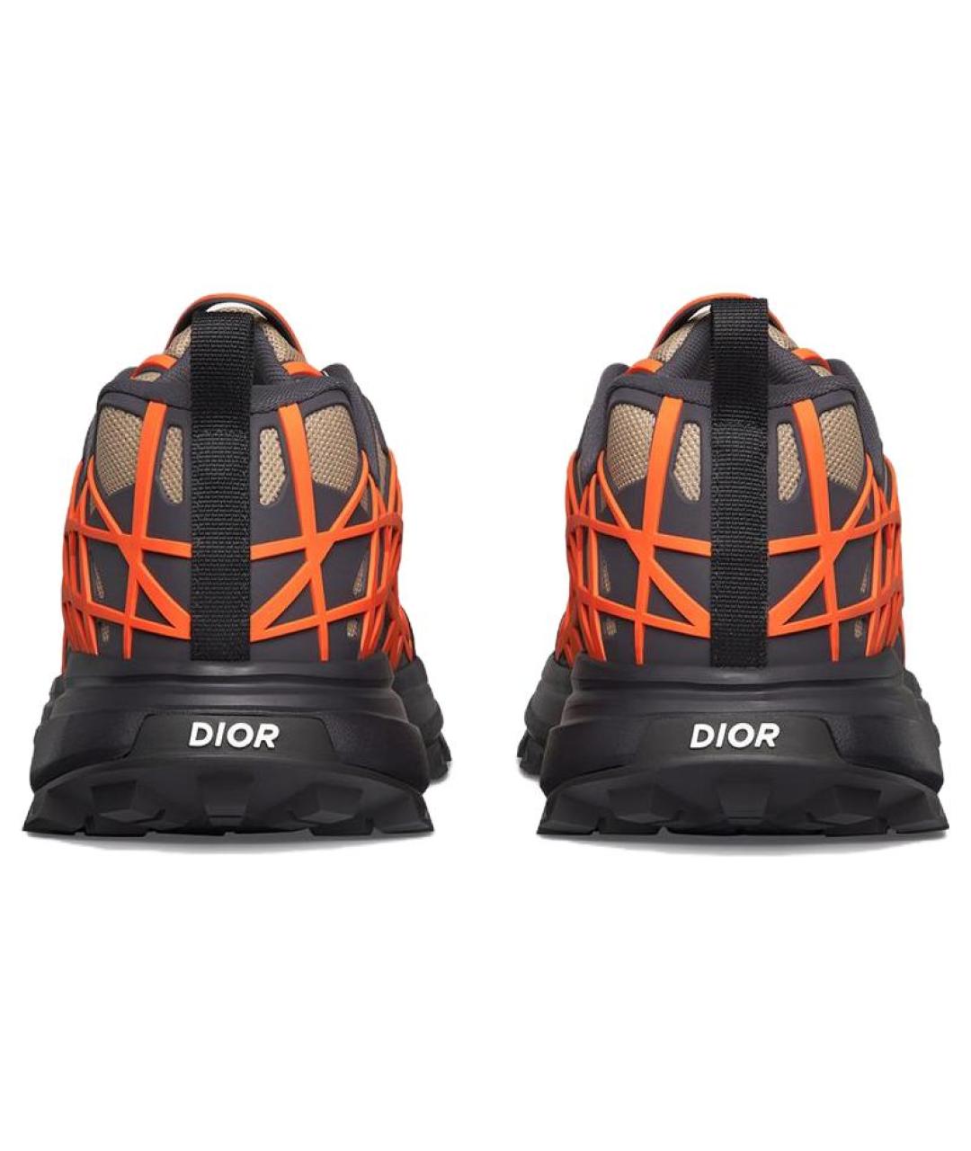 CHRISTIAN DIOR Оранжевое низкие кроссовки / кеды, фото 5