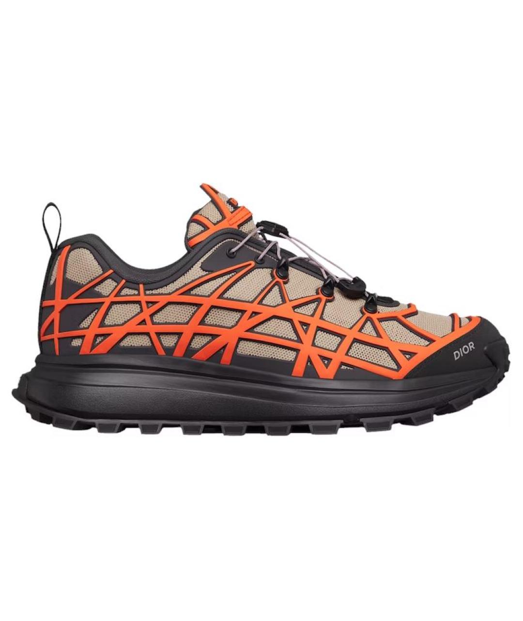 CHRISTIAN DIOR Оранжевое низкие кроссовки / кеды, фото 1