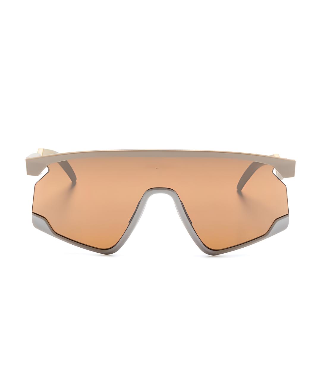 OAKLEY Бежевые пластиковые солнцезащитные очки, фото 2