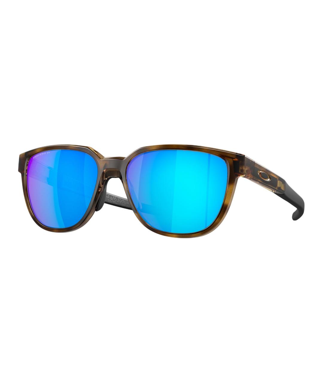 OAKLEY Коричневые пластиковые солнцезащитные очки, фото 1