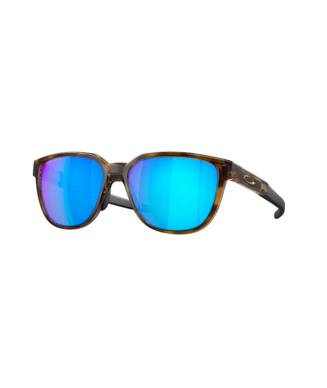 OAKLEY Коричневые пластиковые солнцезащитные очки, фото 2