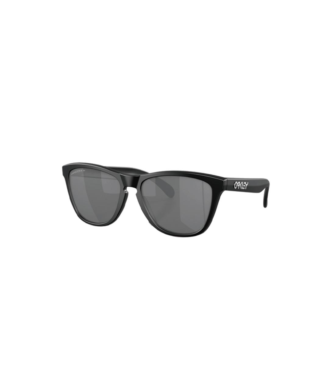 OAKLEY Черные пластиковые солнцезащитные очки, фото 4