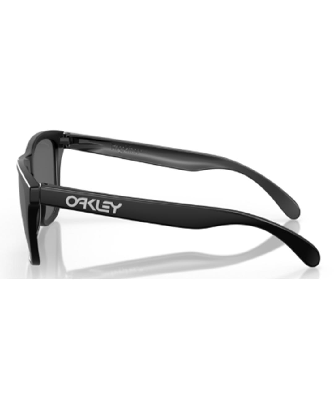 OAKLEY Черные пластиковые солнцезащитные очки, фото 2
