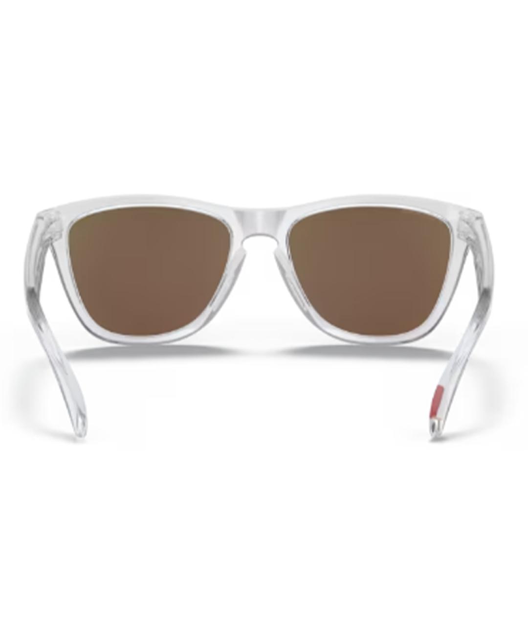 OAKLEY Белые пластиковые солнцезащитные очки, фото 3