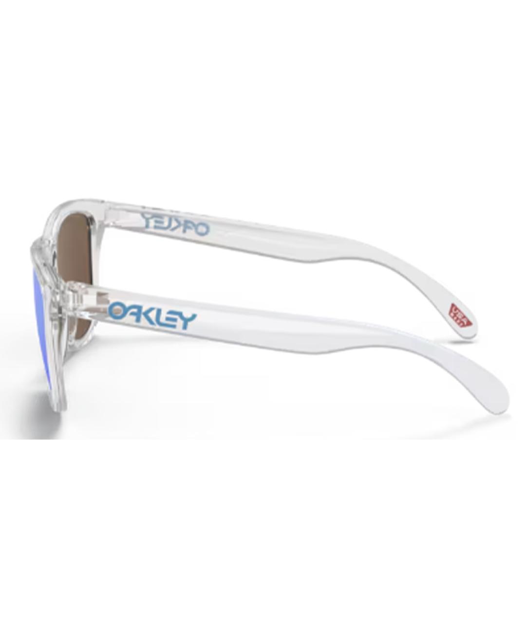 OAKLEY Белые пластиковые солнцезащитные очки, фото 2