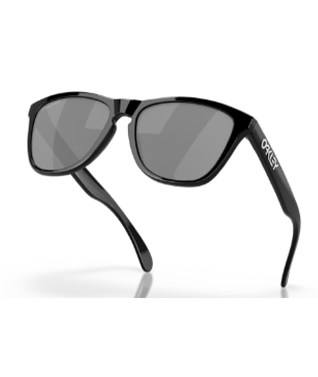 OAKLEY Черные пластиковые солнцезащитные очки, фото 2