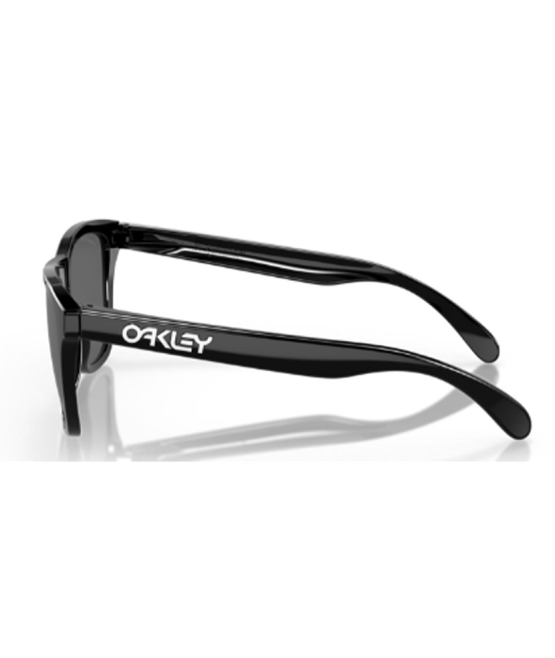 OAKLEY Черные пластиковые солнцезащитные очки, фото 3