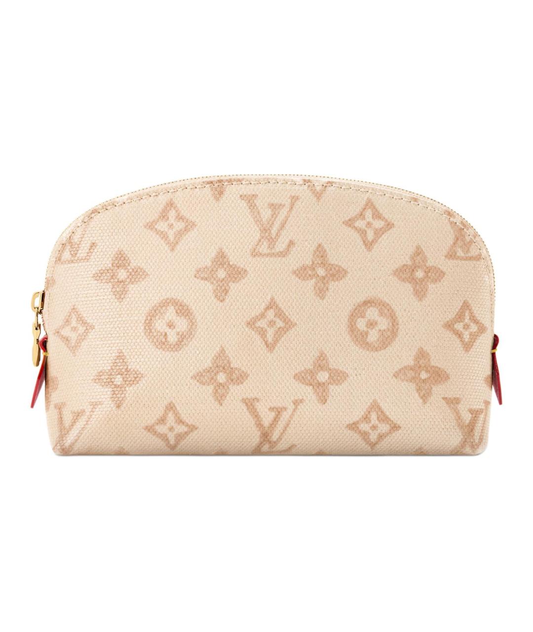 LOUIS VUITTON Бежевая косметичка из канвы, фото 1
