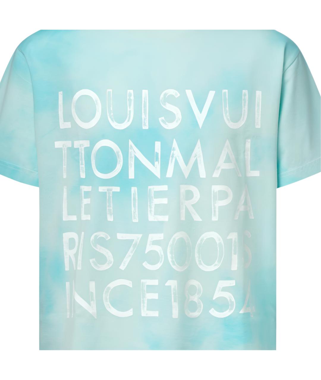 LOUIS VUITTON Голубая футболка, фото 5