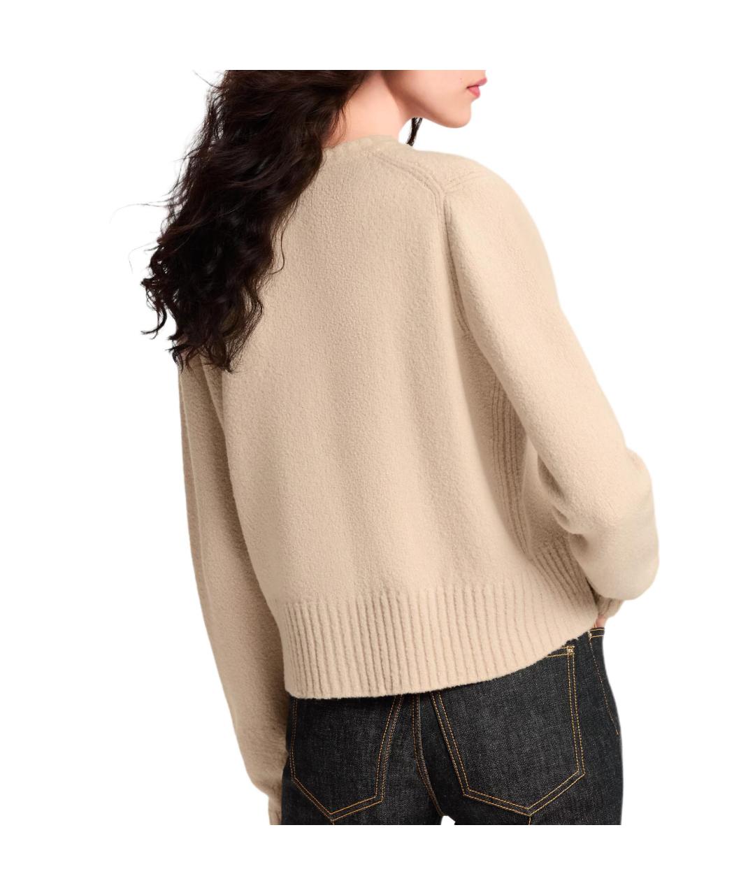 LOUIS VUITTON Бежевый кардиган, фото 5